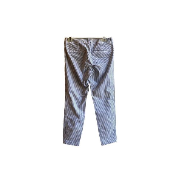 Old navy women’s blue and white pinstripe trousers/pants size 2 - Picture 3 of 5